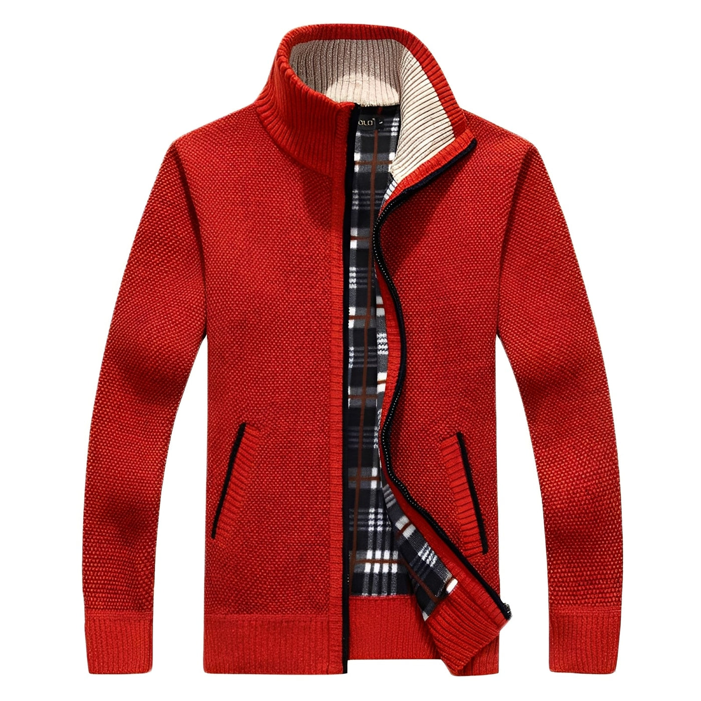 Malinda - Elegante Cardigan con forro de felpa suave para hombres