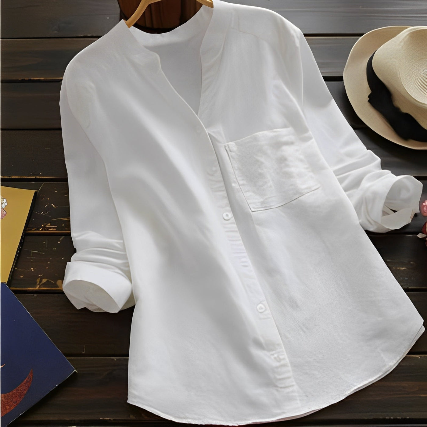 Madelina - Camiseta Retro Casual para Mujeres