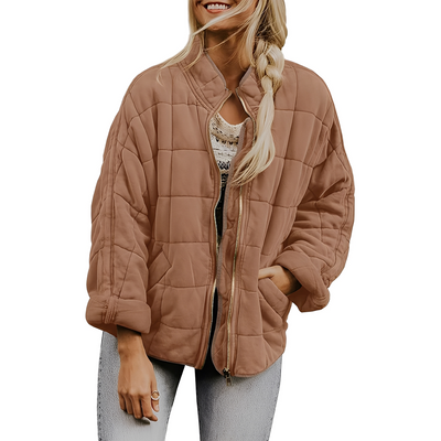 Luana - Chaqueta acolchada informal con bolsillos para mujeres