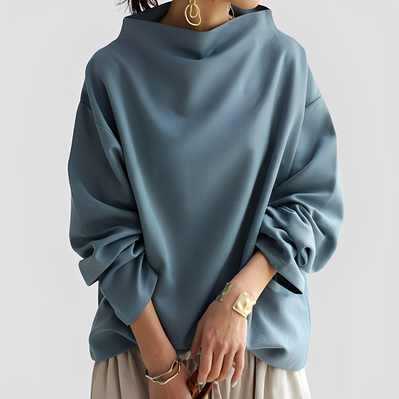 Twyla - Pullover elegante, flojo y cómodo para mujeres
