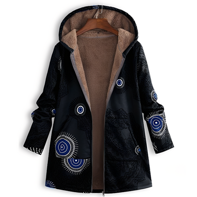 Olyvia - Chaqueta vintage con estampado para mujer