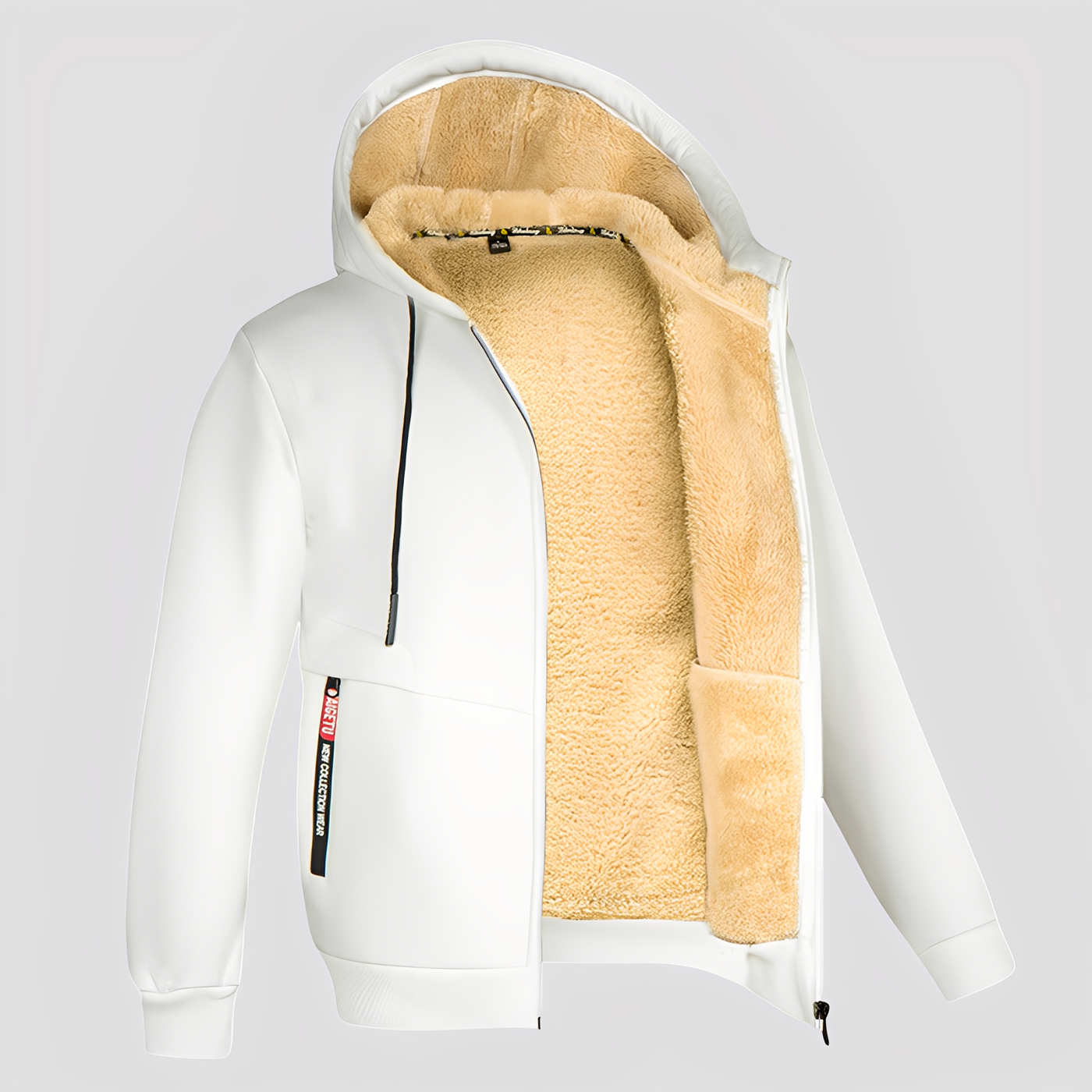 Waldo - Sencillo, con forro de felpa, hoodie para hombres