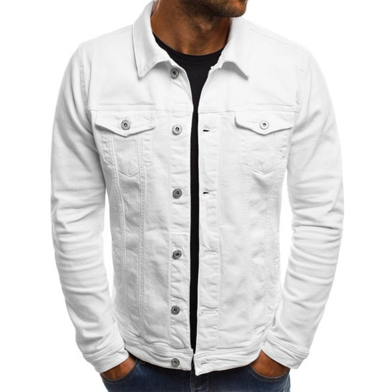 Roland – Chaqueta de Jeans Casual para Hombre