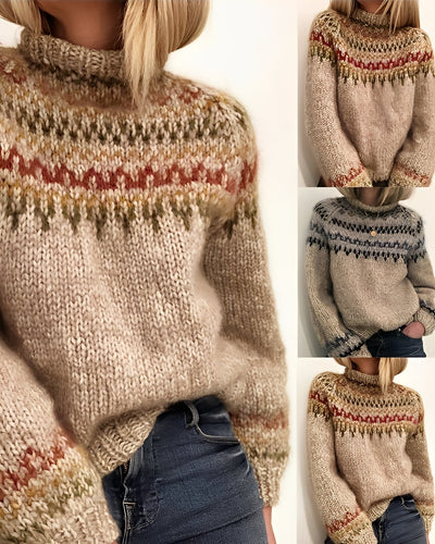 Gemma - Elegante suéter con cuello alto para mujer