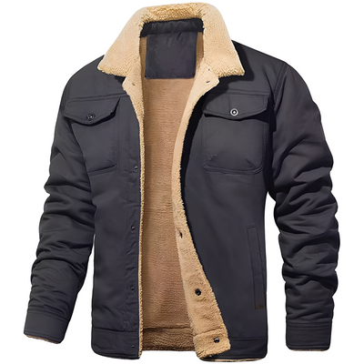 Dillon - Chaqueta Informal de Fleece-Twill para Hombres