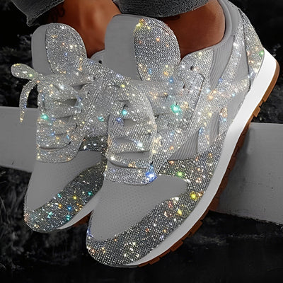 Kaycee - Brillantes, casuales Muffin-Sneaker para mujer