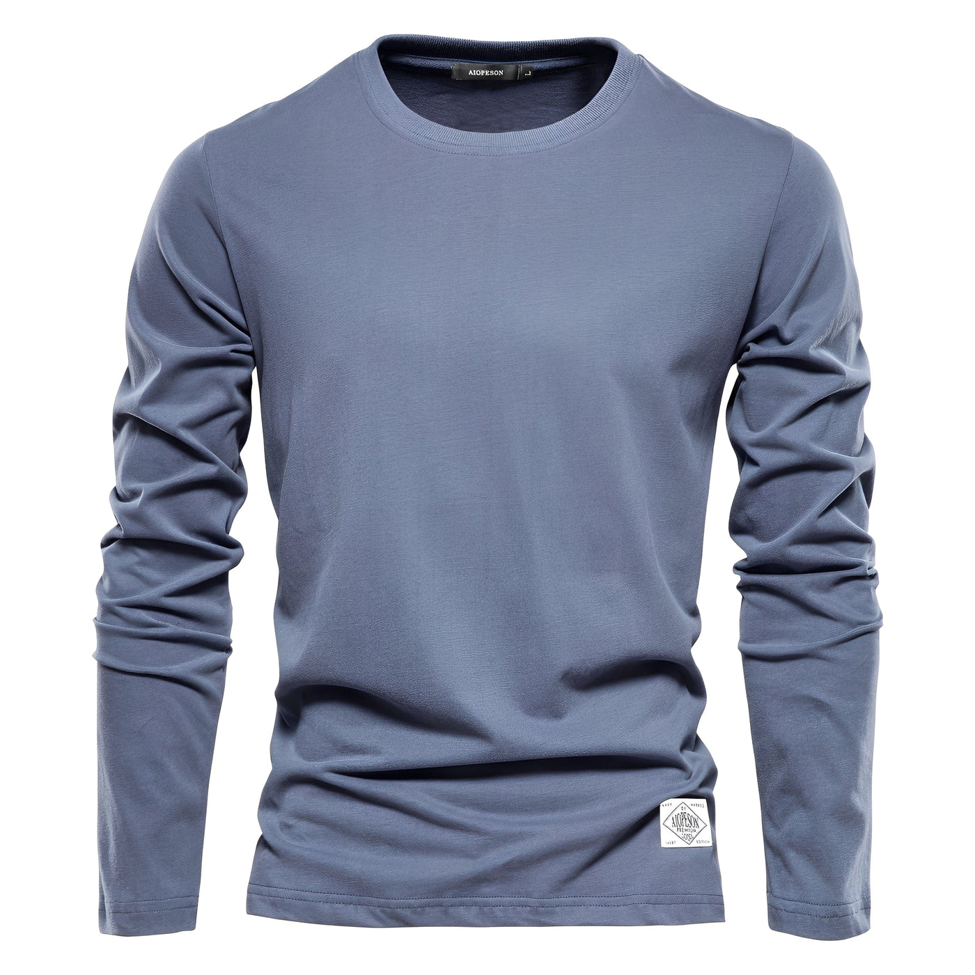 Lambert - Camisa de manga larga casual y sencilla para hombres
