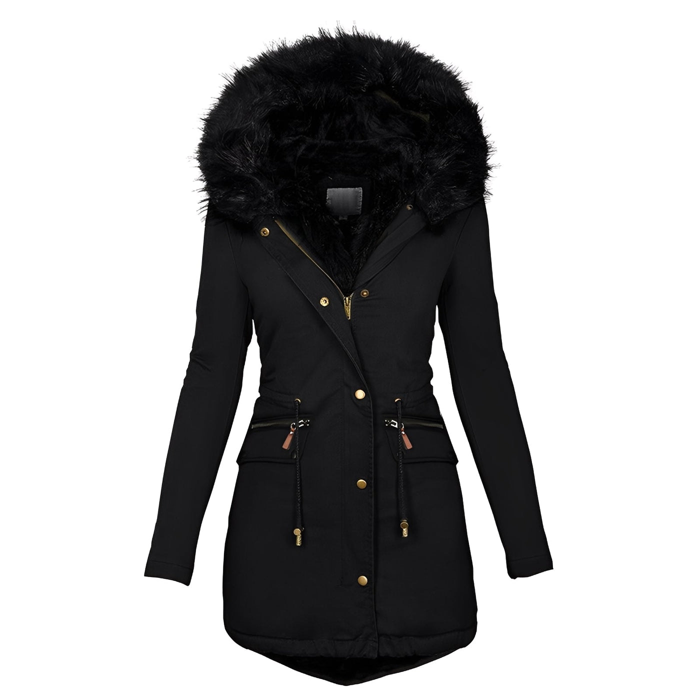 Camilla - Elegante, cálida chaqueta de piel para mujeres
