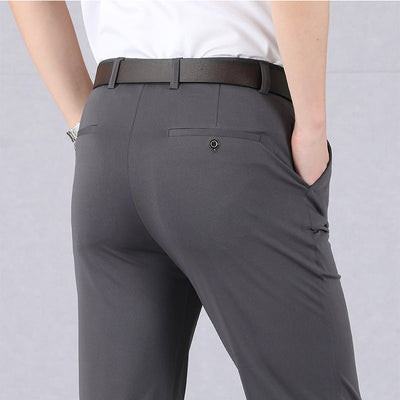 Beckett - Pantalones de Traje Elásticos Casuales para Hombres