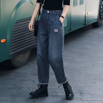 Shirlee - Elegante pantalones vaqueros con cintura alta para mujeres