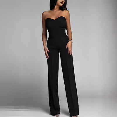 Briley - Elegante, formal, sin tirantes mono para mujeres