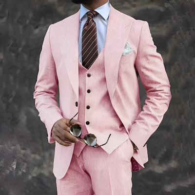 Elwyn - Traje casual y formal de tres piezas para hombres