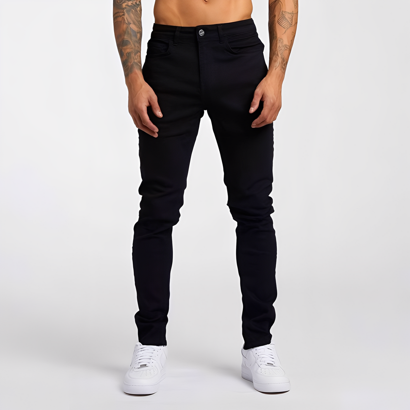 Radovan - Jeans elásticas de corte ajustado para hombres
