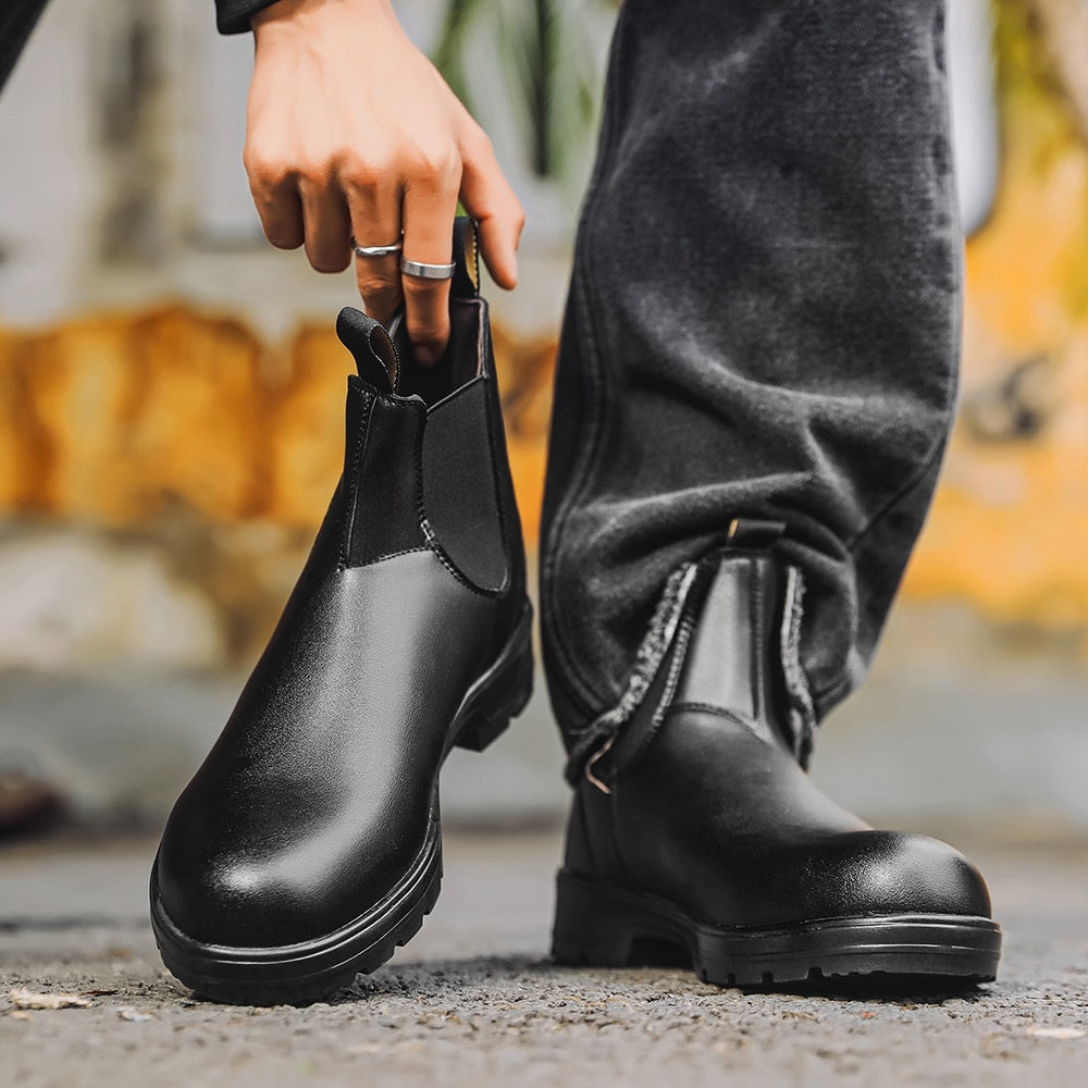 Gilbert - Elegantes Botas de Cuero Vintage para Hombres