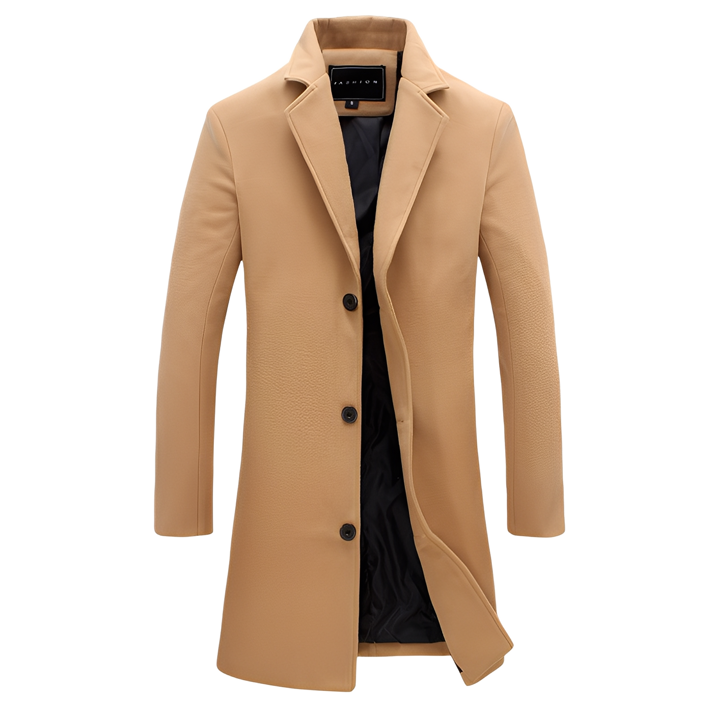 Peyton - Abrigo de invierno formal de lana para hombres