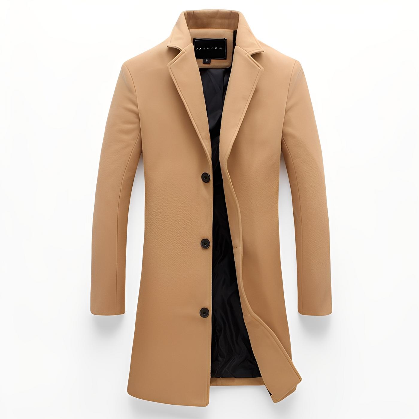 Johnson - Elegante formal abrigo de lana para hombres