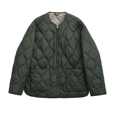 Thelma - Abrigo casual con acolchado de rombos para mujeres