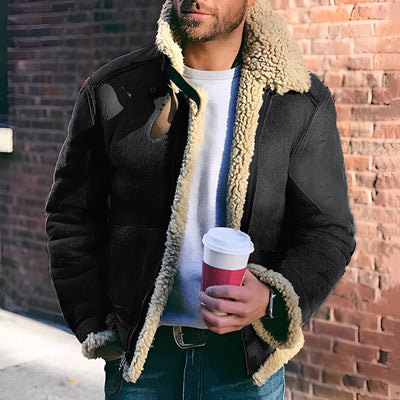 Brenden - Chaqueta con solapa ancha para hombres