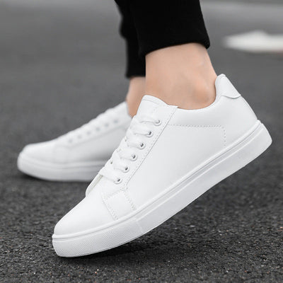 Nicholas - Zapatillas de cuero casuales y sencillas para hombres