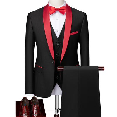 George - Traje formal de 3 piezas Slim-Fit para hombres