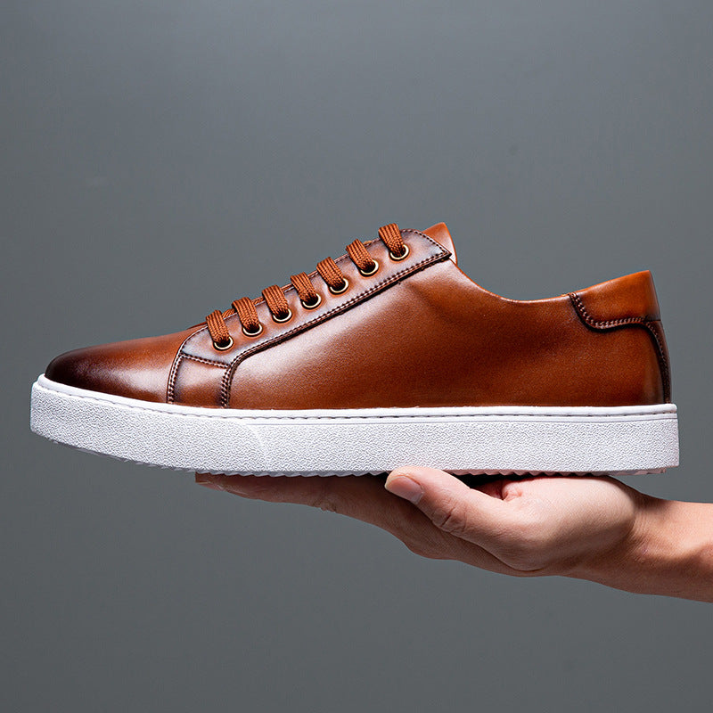 Deven - Clásicos Zapatillas de Cuero para Hombres