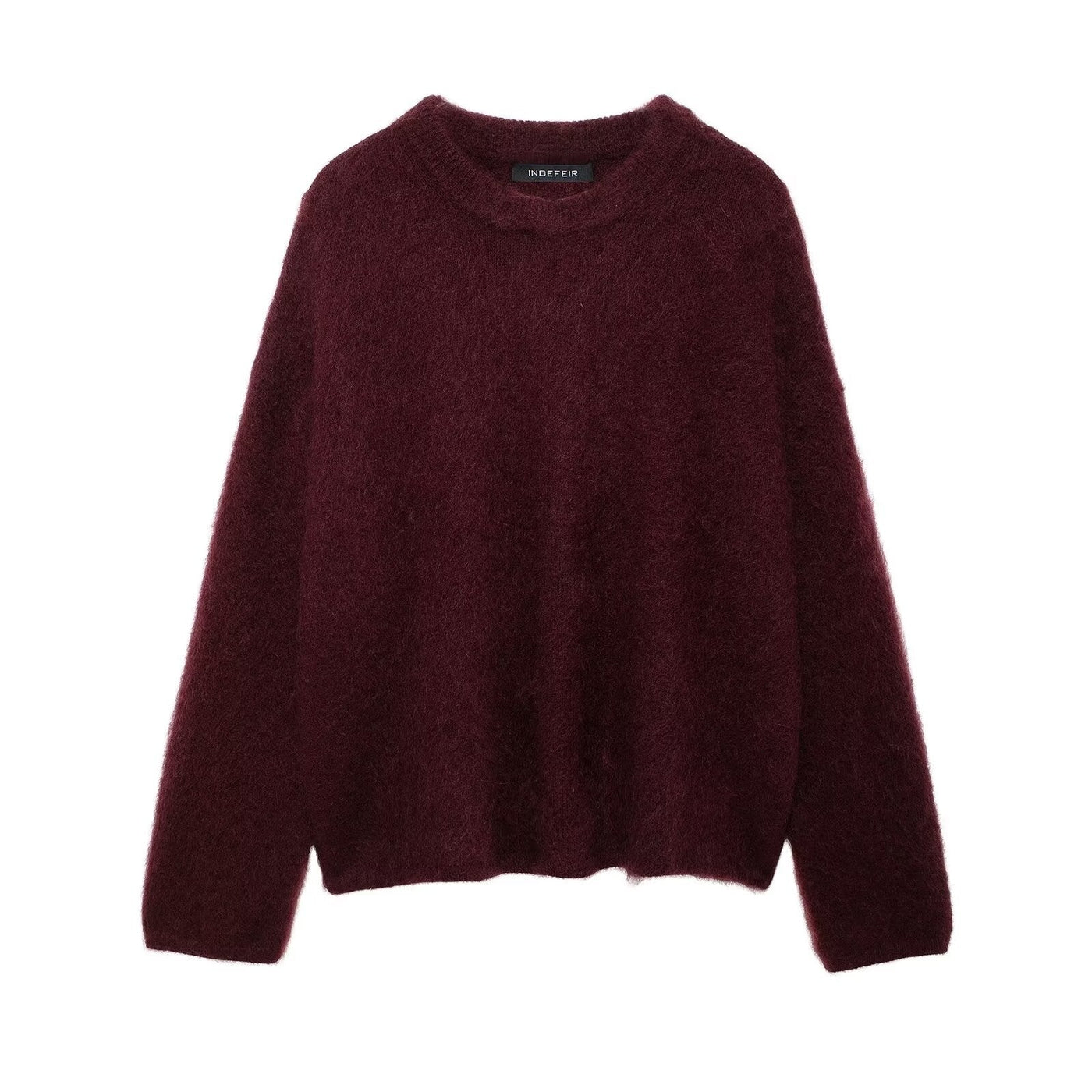 Valorie - Suéter casual de mezcla de mohair para mujeres