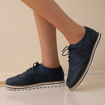 Siena - Zapatos Casuales con Cordones para Mujeres