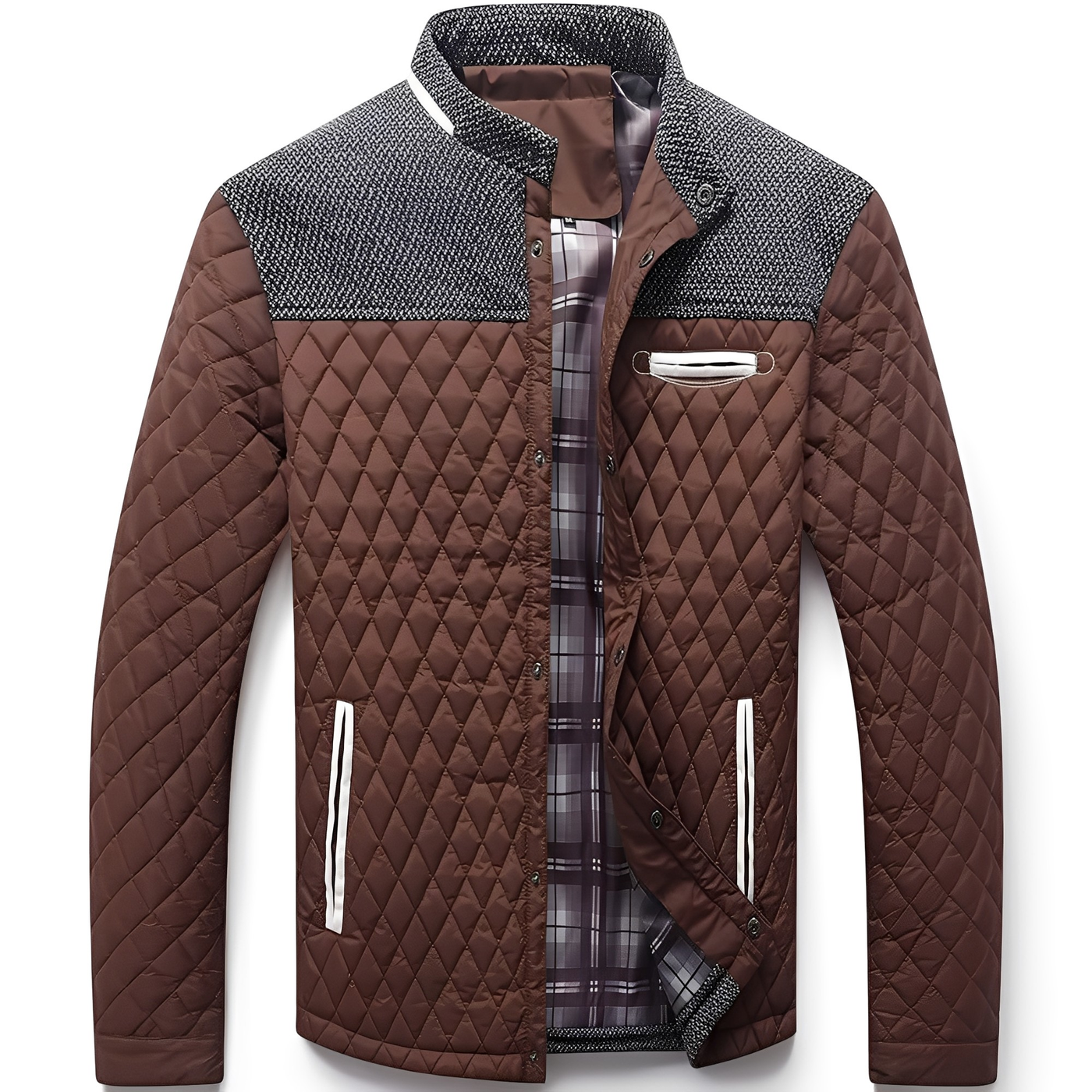 Alvin - Casual, chaqueta acolchada para hombres