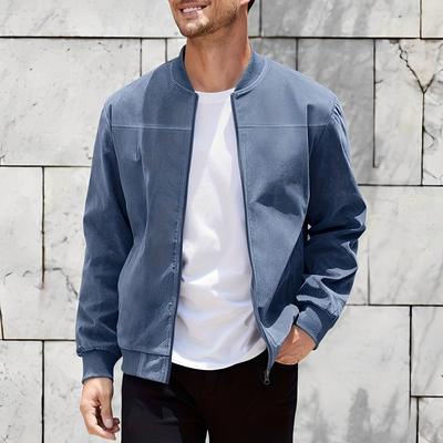 Easton - Clásica, elegante chaqueta de gamuza para hombres