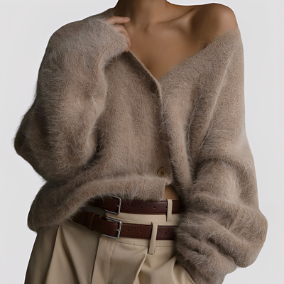 Lavena - Suéter Oversize de Cachemir Suave para Mujeres