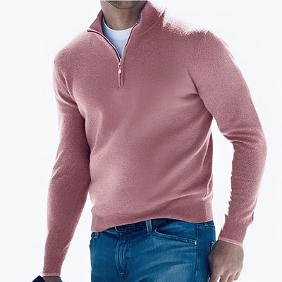 Nash - Jersey casual con cremallera para hombres