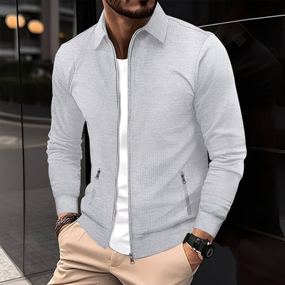Anthony - Chaqueta moderna con bolsillos con cremallera para hombres