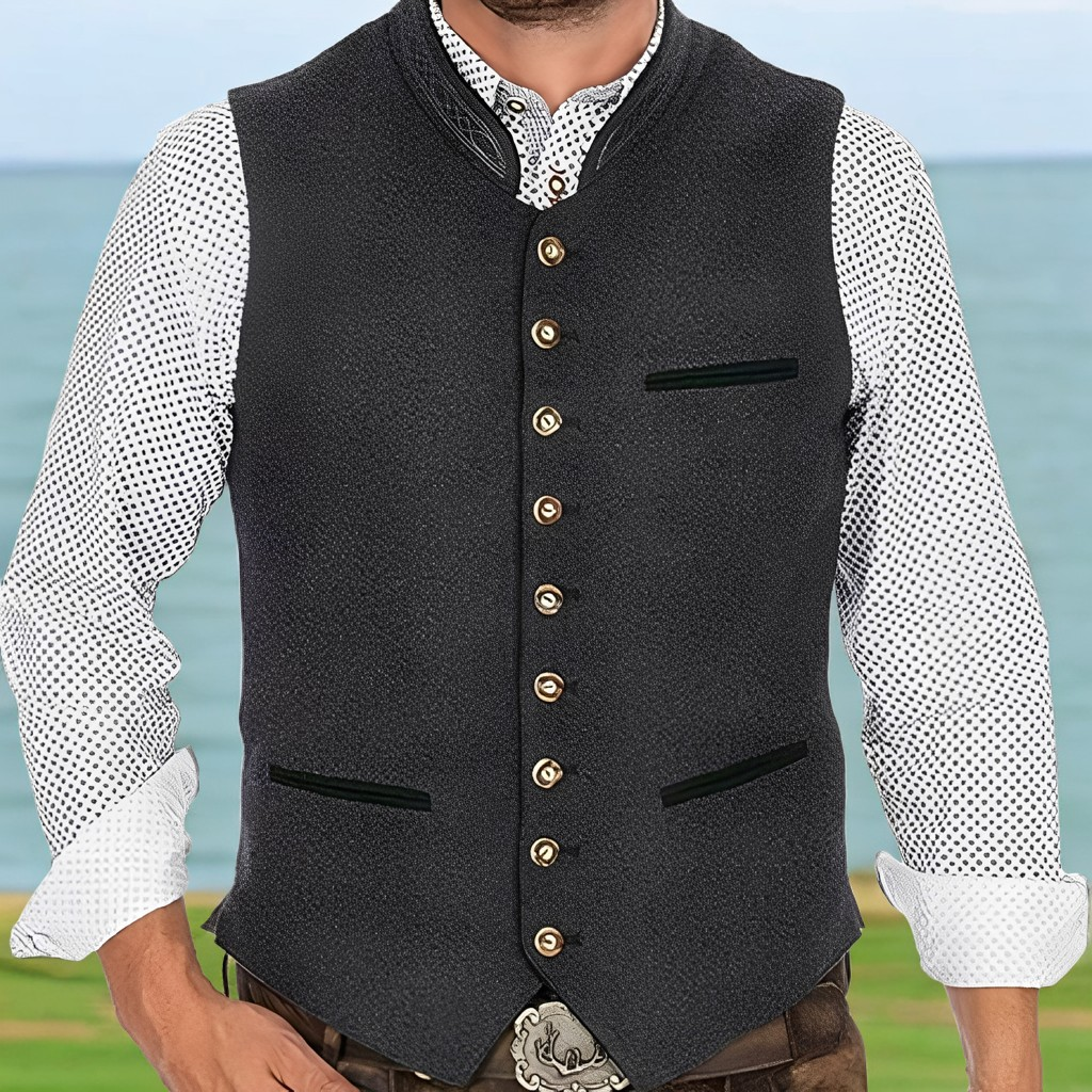 Bradford - Elegante Chaleco con Botones para Hombres