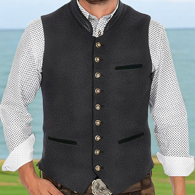 Bradford - Elegante Chaleco con Botones para Hombres