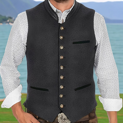 Bradford - Elegante Chaleco con Botones para Hombres