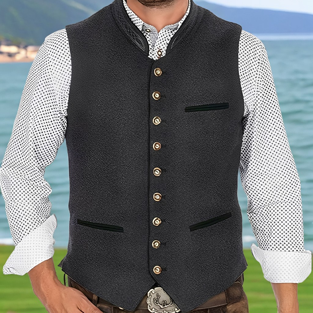 Bradford - Elegante Chaleco con Botones para Hombres