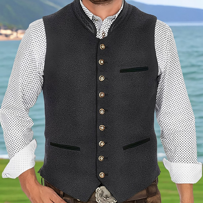 Bradford - Elegante Chaleco con Botones para Hombres