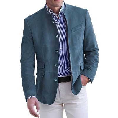 Geoffrey - Chaqueta Casual con Botones para Hombres