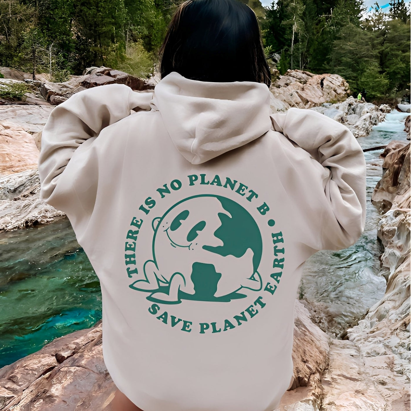 Alanna - Cómodo Hoodie de Declaración de Algodón para Mujeres