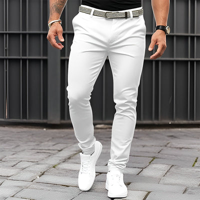 Jaron - Elegante, casual pantalón Slim-Fit para hombres