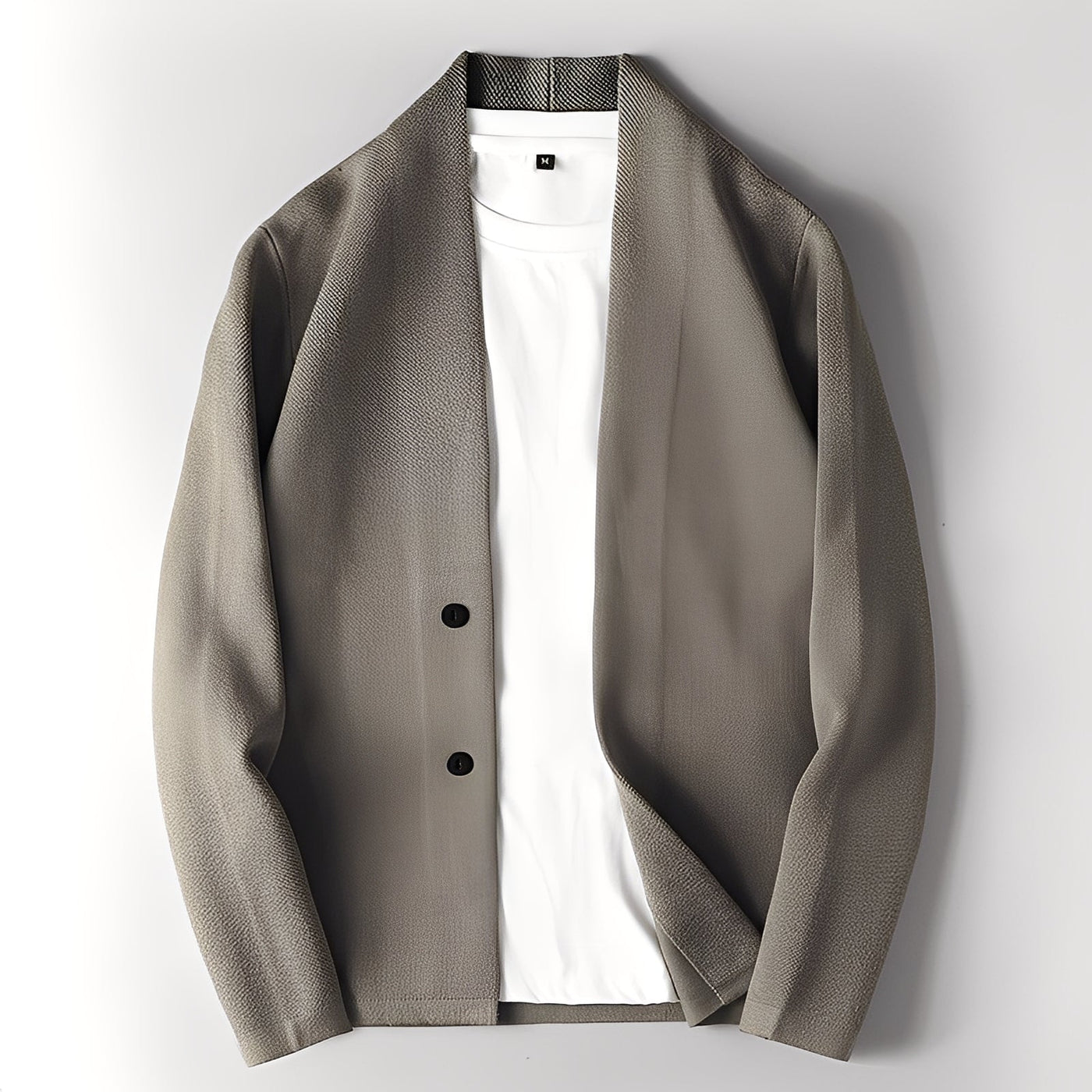 Nickolas - Chaqueta de punto casual con botones para hombres