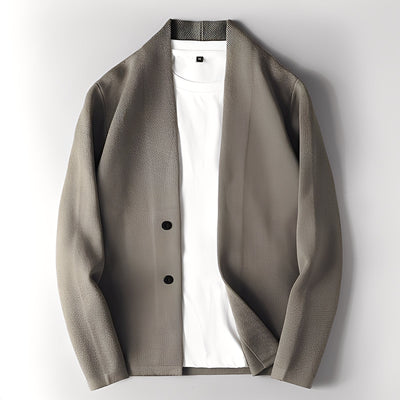 Nickolas - Chaqueta de punto casual con botones para hombres