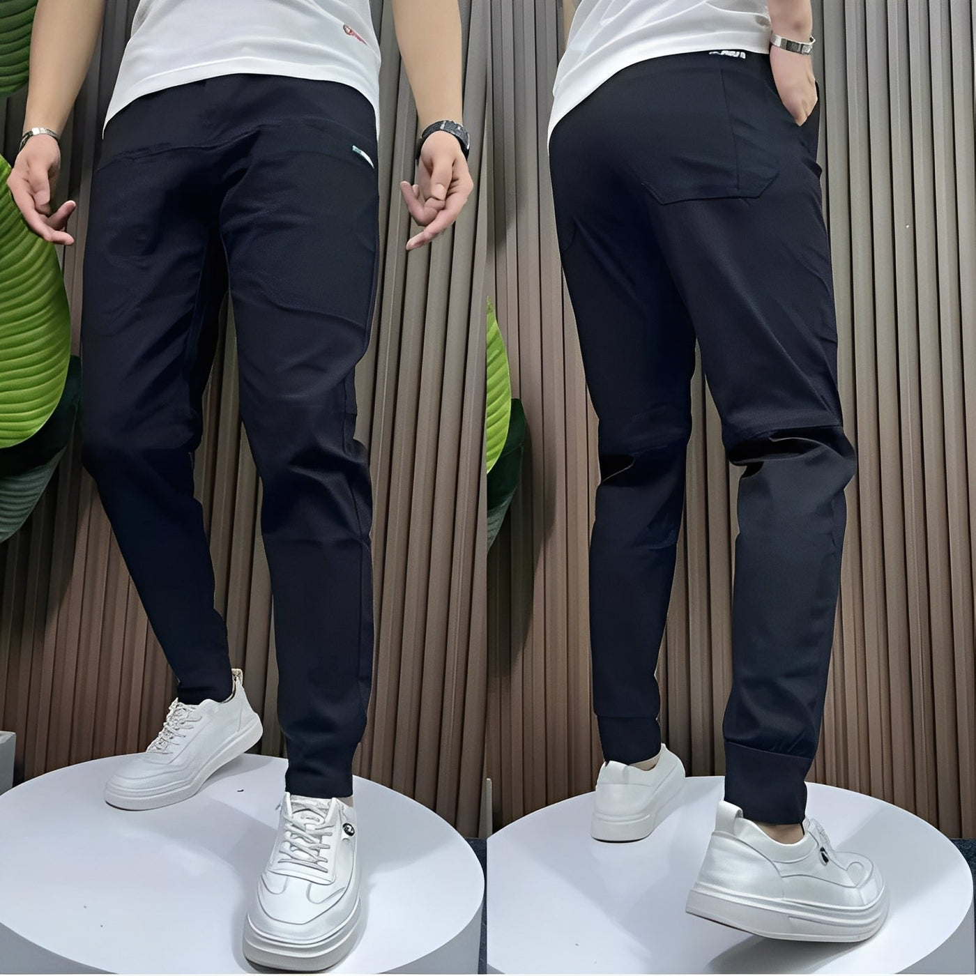 Raynard - Elegante pantalón cargo elástico para hombres