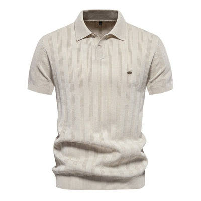Bruce - Camiseta polo casual con mangas cortas para hombres