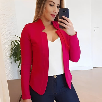 Marsha - Elegante Blazer con Cuello de Solapa para Mujeres