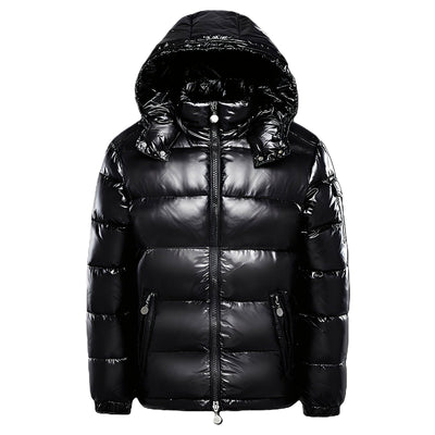 Robert - Chaqueta de plumas brillante y cálida para hombres