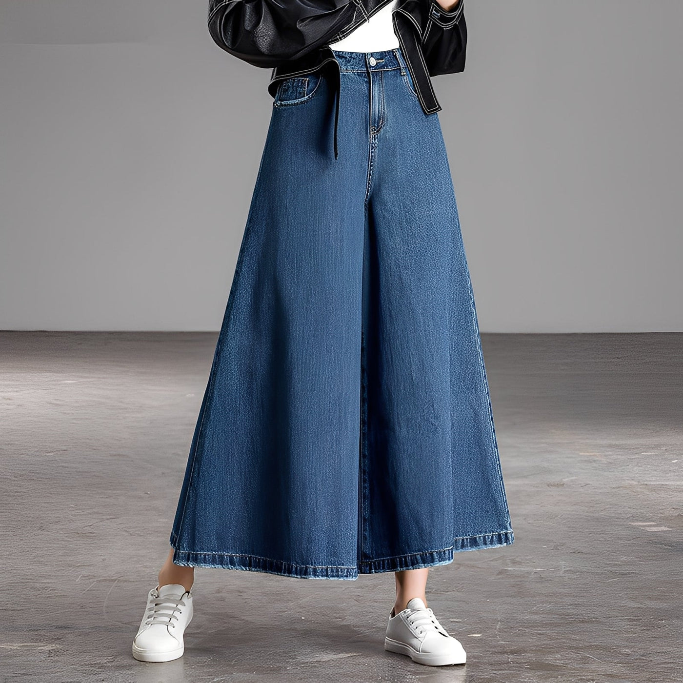 Jasmine - Jeans elegantes con pierna ancha para mujeres