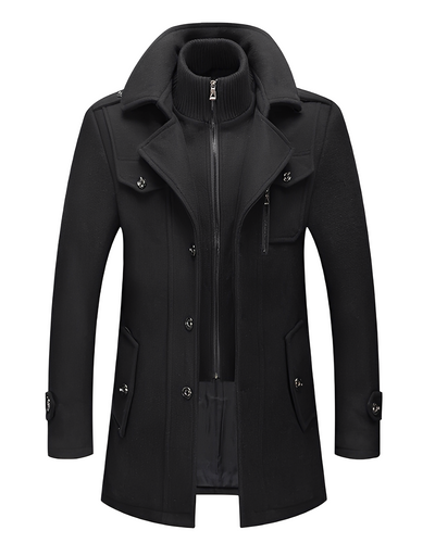 Galen - Chaqueta elegante con cuello doble para hombres