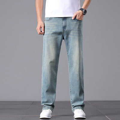 Allan - Pantalones Straight Casual para Hombres