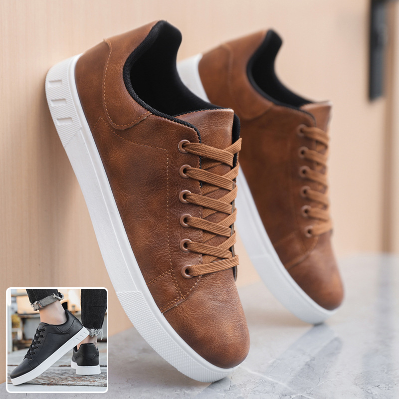 Randall - Elegantes zapatos planos de cuero para hombres